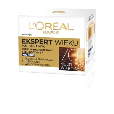 Crema de Noapte Anti-Rid, L'Oréal, Age Specialist 70+, 50ml