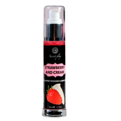 Cremă Corp, Secret Play, căpșuni și cremă, 50ml