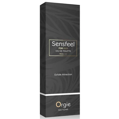 Eau De Toilette Orgie Sensfeel Travel Size, negru