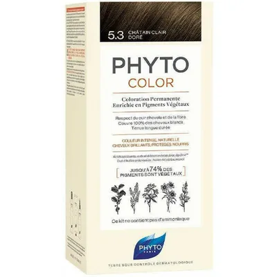 Vopsea de păr Phyto Color 535, Castaniu Auriu Deschis