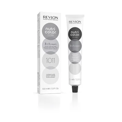 Vopsea de par, Revlon, Nutri Color Filters 1011/Intense Silver, 100ml