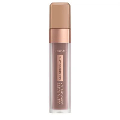 Ruj lichid, L'Oreal Paris, Les Chocolats Ultra Matte, Ginger Bomb, maro