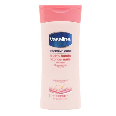 Crema de maini, Vaseline, Healthy Hand and Stronger Nails, 200ml
