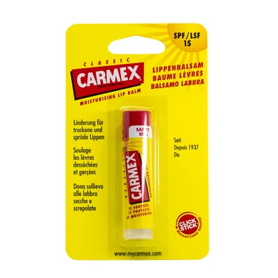 Balsam de buze, Carmex, Classic Stick SPF 15