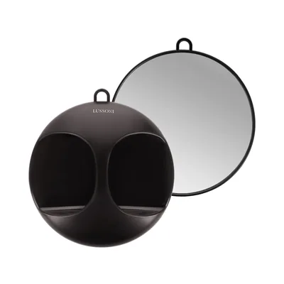 Oglindă mână coafor, Tb Tools For Beauty T4B LUSSONI, negru