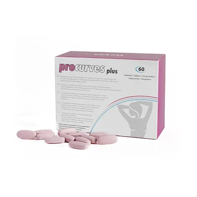 Supliment 500 Cosmetics, Procurves Plus, 60 capsule, roz