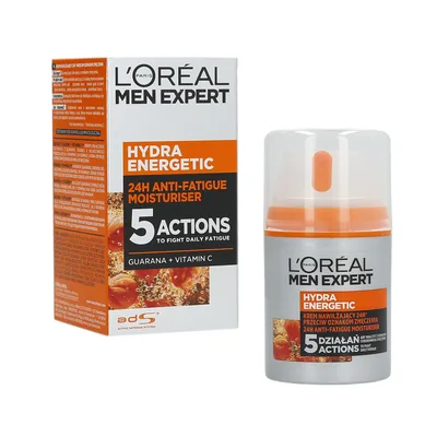 Crema hidratanta anti-oboseala, L'Oreal, Men Expert Hydra Energetic, 50ml