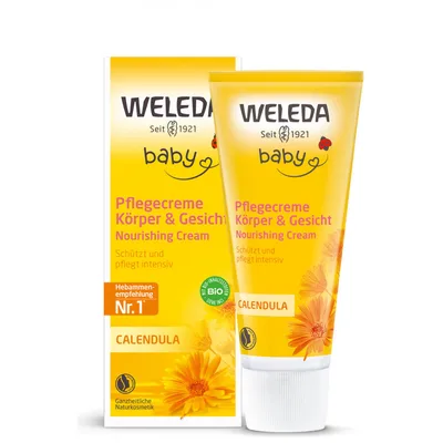 Cremă îngrijire corp și față, Weleda, Calendula, 75ml