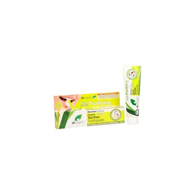Pastă de dinți, Dr Organic, Tea Tree, naturală, 100ml