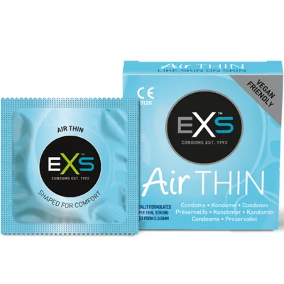 Prezervative Exs Air Thin, 3 bucăți