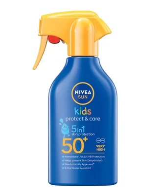 Nivea Sun Kids Protect & Care - spray protectie solara pentru copii cu pulverizator, SPF 50 - 270 ml
