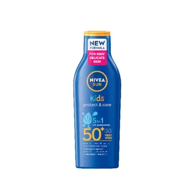 Nivea Sun Kids Protect & Care 5 in 1 SPF50 - lotiune protectie solara copii - 200 ml