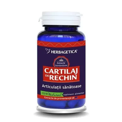 Cartilaj de Rechin, 120 capsule, Herbagetica