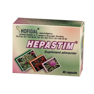 Hepastim, 40 capsule, Hofigal
