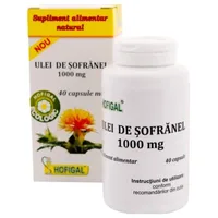 Ulei de sofranel 1000 mg, 40 capsule, Hofigal