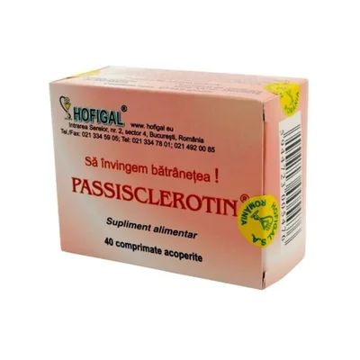 Passisclerotin, 40 comprimate, Hofigal