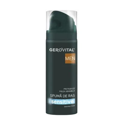 Spuma de ras Men Sensitive, 200ml, Gerovital