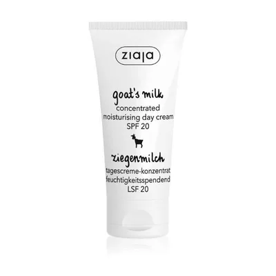 Crema hidratanta foto protectoare cu lapte de capra, SPF 20, 50 ml, Ziaja