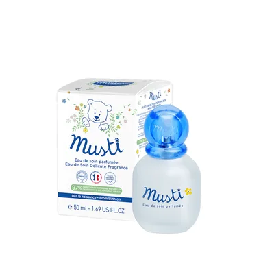 Apa parfumata de ingrijire Musti, 50ml, Mustela