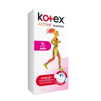 Tampoane Super Active, 16 bucati, Kotex