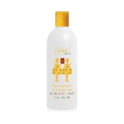 Sampon si gel de dus pentru copii Cookies'n'Vanilla, 400 ml, Ziaja