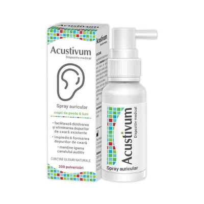 Spray auricular Acustivum, 20 ml, Zdrovit
