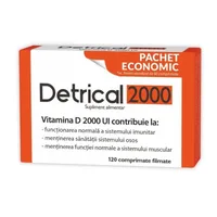 Detrical Vitamina D 2000UI, 60 comprimate, Zdrovit