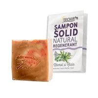 Sampon solid natural regenerant namol si ricin, 120g, Techir