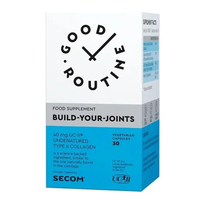 Supliment articulatii Build Your Joints Good Routine, 30 capsule, Secom