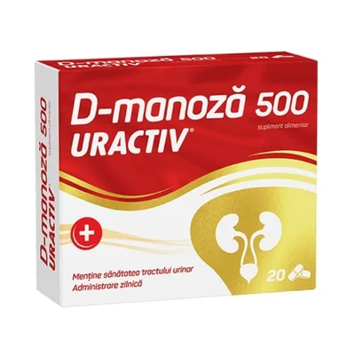 Uractiv D-manoza, 20 capsule, Uractiv