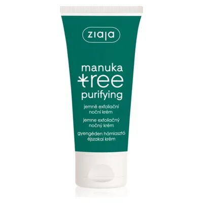 Crema noapte exfoliere delicata Manuka Tree, 50 ml, Ziaja