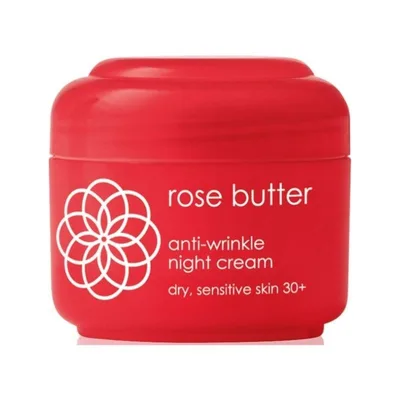 Crema antirid de noapte cu unt de trandafir Bio, 50 ml, Ziaja
