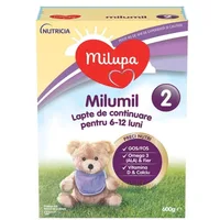 Formula de lapte de continuare Milumil PreciNutri, +6 luni, 600 gr, Milupa