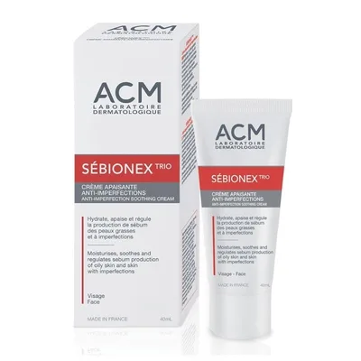 Crema calmanta anti-imperfectiuni Sebionex Trio, 40 ml, ACM