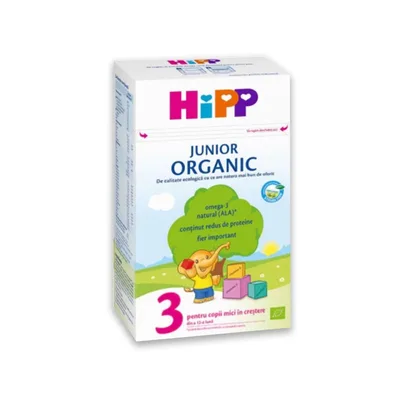 Formula lapte praf de crestere 3, 1+an, 500g, Hipp