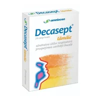 Decasept lamaie, 24 comprimate, Amniocen
