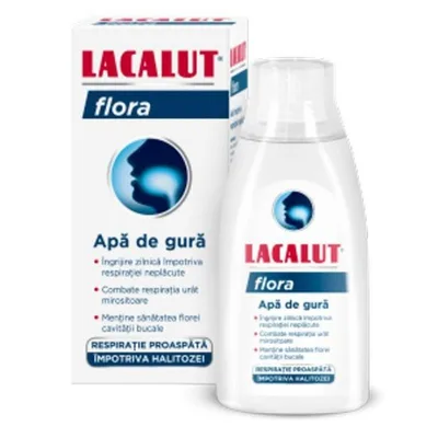 Apa de gura Flora, 300ml, Lacalut