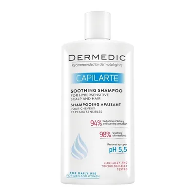 Sampon calmant pentru scalp si par hipersensibil CAPILARTE, 300ml, Dermedic
