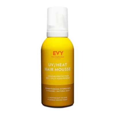 Spuma pentru par cu protectie UV Heat Hair Mousse, 150 ml, Evy Technology