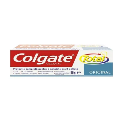 Pasta de dinti Total Original, 100 ml, Colgate
