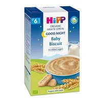 Lapte si cereale Bio cu biscuit, Noapte Buna, +6 luni, 250 g, Hipp