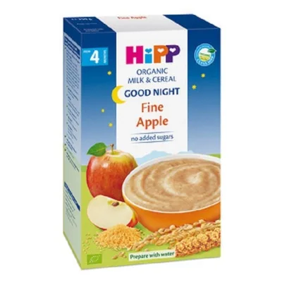 Cereale cu mar Noapte Buna, +4 luni, 250 g, Hipp