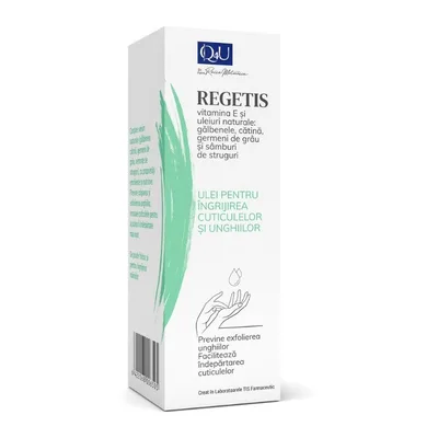 Ulei pentru ingrijirea cuticulelor si unghiilor, Q4U, 25 ml, Tis Farmaceutic