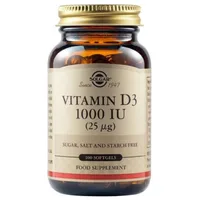 Vitamina D3 1000UI, 100 tablete masticabile, Solgar