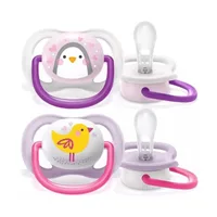 Set suzete Ultra Air pentru 0-6 luni SCF080/06, 2 bucati, Philips Avent