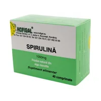 Spirulină 1000mg, 40 comprimate, Hofigal