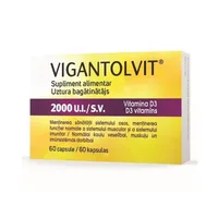Vigantolvit 2000 U.I. Vitamina D3, 60 capsule, Catalent