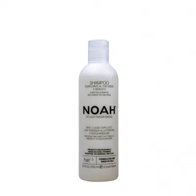 Sampon natural purifiant cu ceai verde pentru par cu matreata (1.5), 250ml, Noah