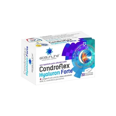 Condroflex Hyaluron Forte, Helcor | 30 comprimate