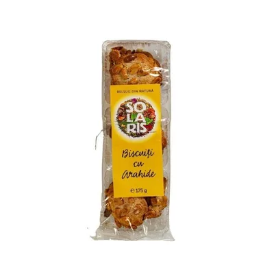 Biscuiti cu arahide, 175g, Solaris